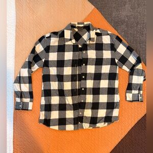 Eddie Bauer Black and White flannel